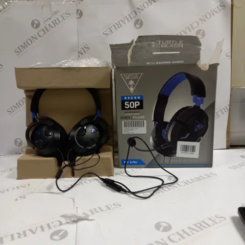TURTLE BEACH RECON 50P WIRED GAMING HEADSET DESIGNED FOR PS4 & PS5