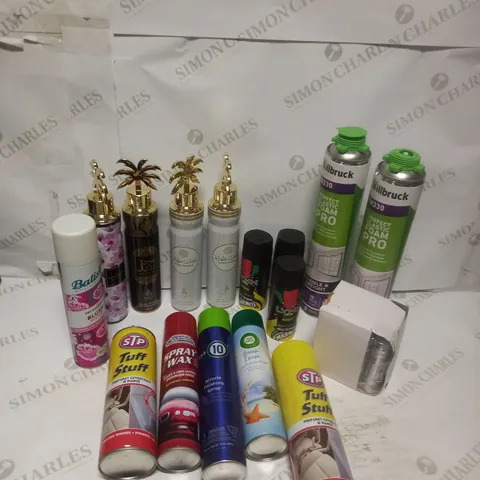 BOX OF  ASSORTED HEALTH AND BEAUTY PRODUCTS - INCLUDING MUSK TAHARA ,BATISTE DRY SHAMPOO, ITS A 10 MIRACLE FINISHING SPRAY