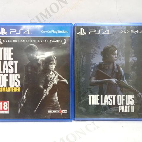 THE LAST OF US PARTS I+II PLAYSTATION 4 GAME