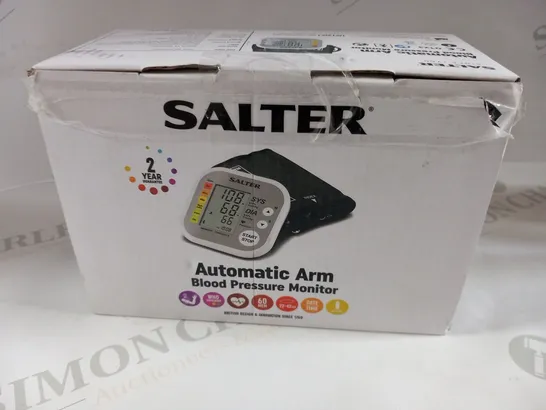 BOXED SALTER AUTOMATIC ARM BLOOD PRESSURE MONITOR 