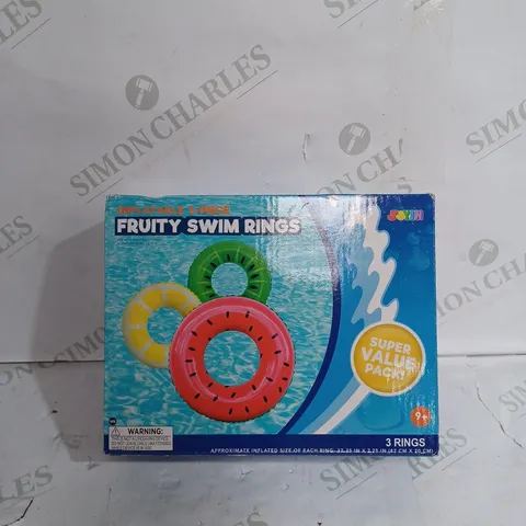 SLOOSH - 32.5" FRUITY SWIM RINGS, 3 PCS