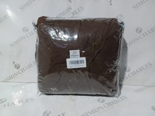 HOMEZONE 3-SEAT SOFA COVER IN BROWN