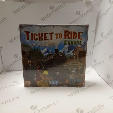 TICKET TO RIDE EUROPE BOARD GAME