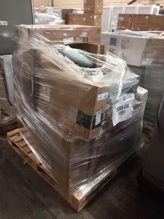 PALLET OF APPROXIMATELY 17 UNPROCESSED RAW RETURN HOUSEHOLD AND ELECTRICAL GOODS TO INCLUDE;