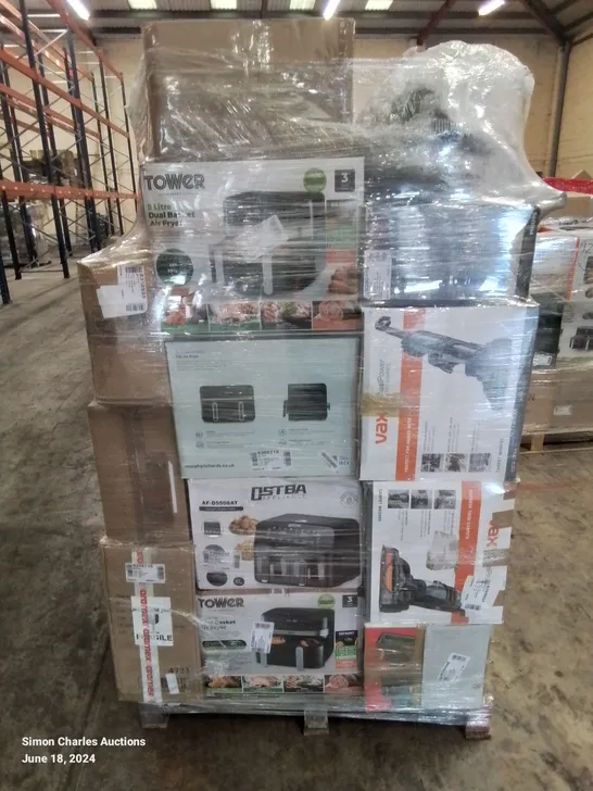 PALLET OF APPROXIMATELY 29 UNPROCESSED RAW RETURN HOUSEHOLD AND ELECTRICAL GOODS TO INCLUDE;