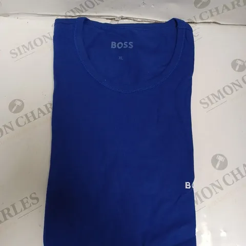 BOSS ROUND NECK CREW TOP - ROYAL BLUE - XL.