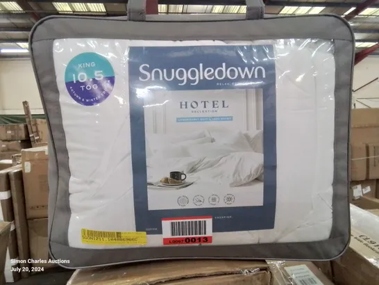 BAGGED SNUGGLEDOWN LUXURIOUS HOTEL QUALITY KING SIZE 10.5 TOG DUVET