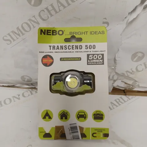 NEBO NB7006 TRANSCEND 500 HEAD TORCH