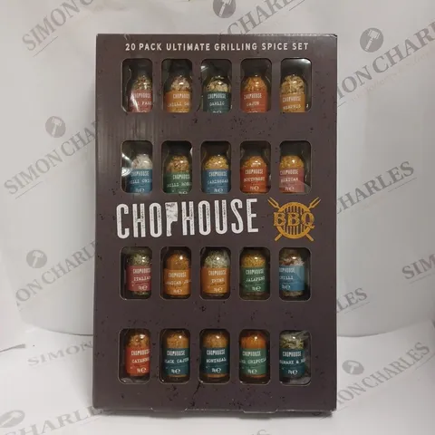 BOXED 20 PACK CHOPHOUSE ULTIMATE GRILLING SPICE SET 