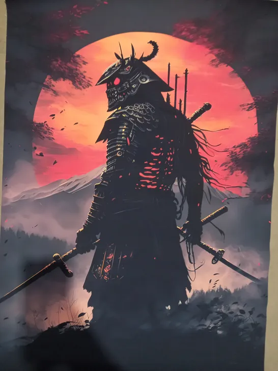 COLLECTION OF 3 STYLISH JAPANESE SAMURAI ART PRINTS