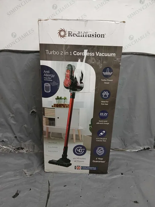 TURBO 2 IN 1 CORDLESS VACUUM