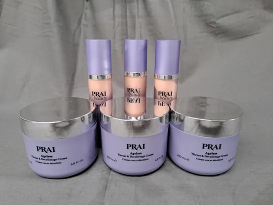 BOX OF APPROXIMATELY 8 ASSORTED BOXES OF VARIOUS ITEMS TO INCLUDE PRAI BEAUTY CREAM, ETC - COLLECTION ONLY