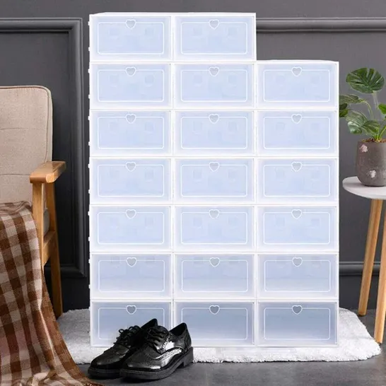 SHOE STORAGE BOXES SET OF 20