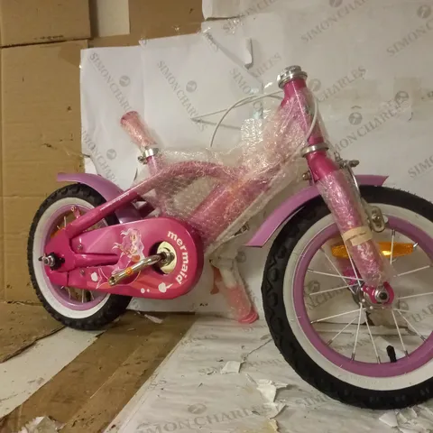 PINK PRINCESS DESIGNED PEDAL BIKE - COLLECTION ONLY 