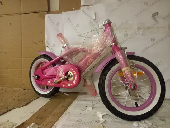 PINK PRINCESS DESIGNED PEDAL BIKE - COLLECTION ONLY 