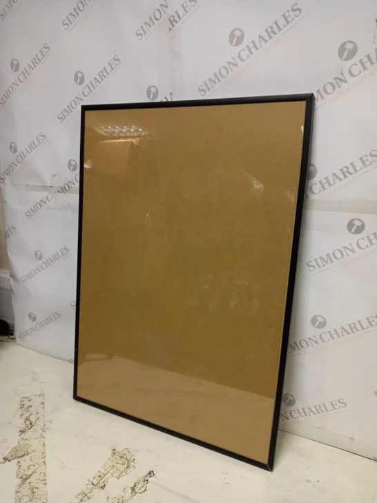 UNBRANDED POSTER FRAME IN BLACK WITH PLASTIC FRONT - 43CM X 60 X 3CM