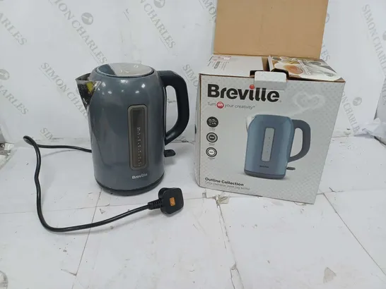 BOXED BREVILLE OUTLINE COLLECTION STEEL JUG KETTLE 