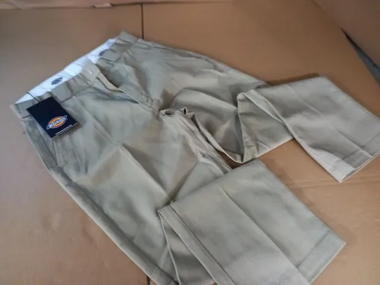 DICKIES ELIZAVILLE TROUSERS IN BEIGE - W28