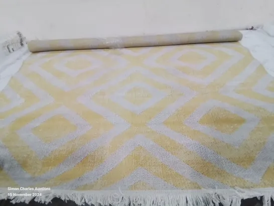 BRAND NEW PACO HOME 821 POCO YELLOW 120 X 170CM RUG