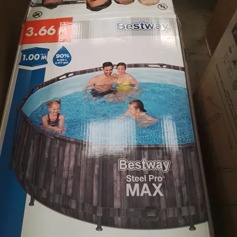 BOXED BESTWAY STEEL PRO MAX 12' POOL