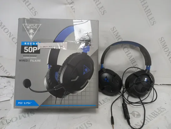 BOX OF APPROX 3 TURTLE BEACH RECON 50P HEADSETS IN BLACK 