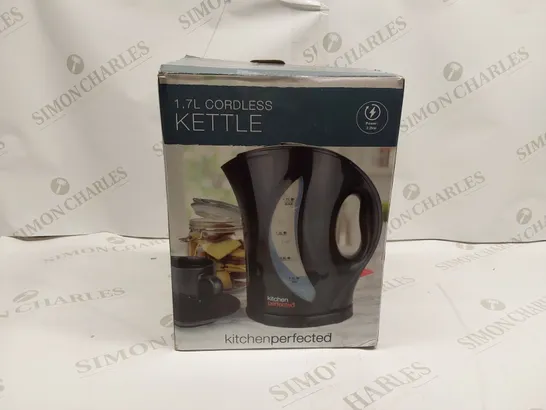 BOXED KITCHENPERFECTED 1.7L CORDLESS KETTLE (1 BOX)