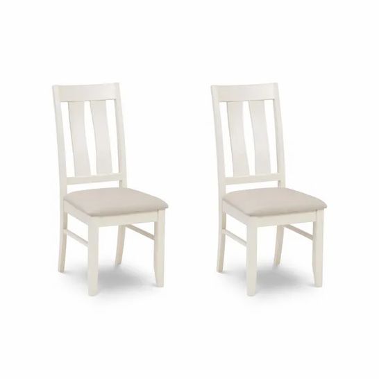 BOXED PEMBROKE SET OF 2 DINING CHAIRS 