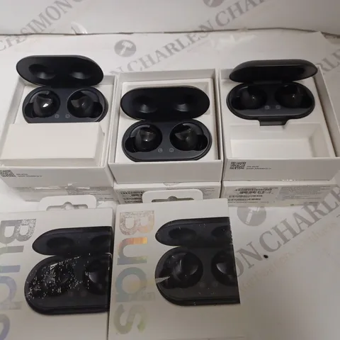 LOT OF 5 BOXED PAIRS OF SAMSUNG GALAXY BUDS 