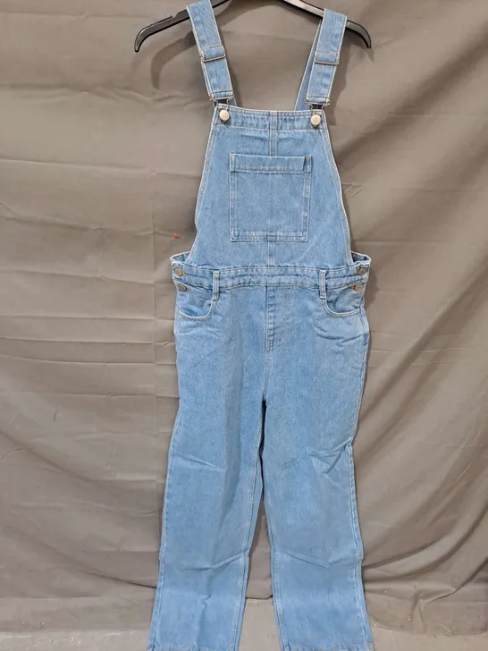 NOBODY'S CHILD ELICIA DUNAGREES IN BLUE DENIM SIZE 12