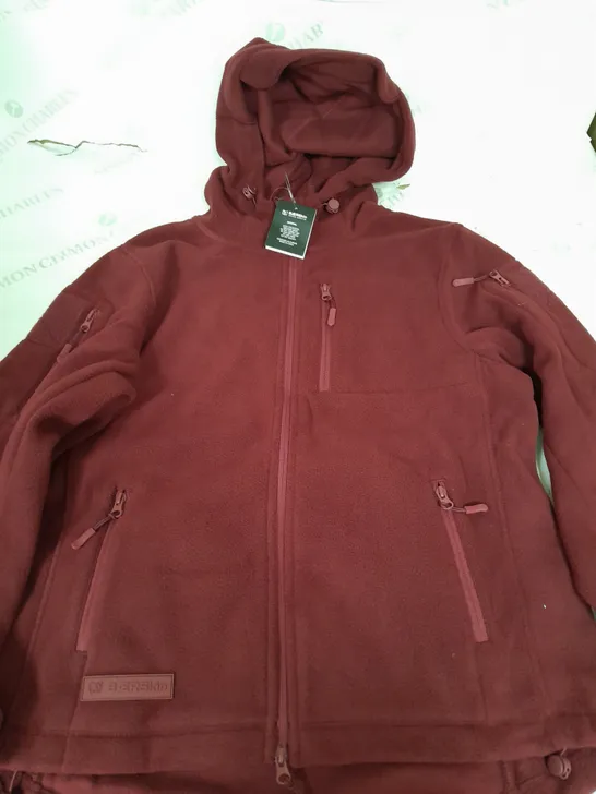 BEARSKIN TACTICAL SUPPLY THICK MAROON FLEECE - EU LARGE