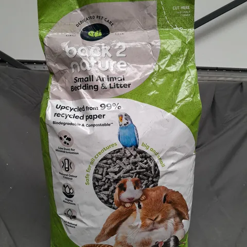 BACK TO NATURE SMALL ANIMAL BEDDING AND LITTER 30L 