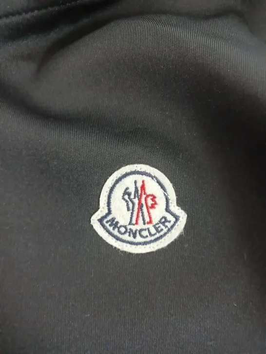 MONCLER BLACK JACKET WITH HOOD - MEDIUM