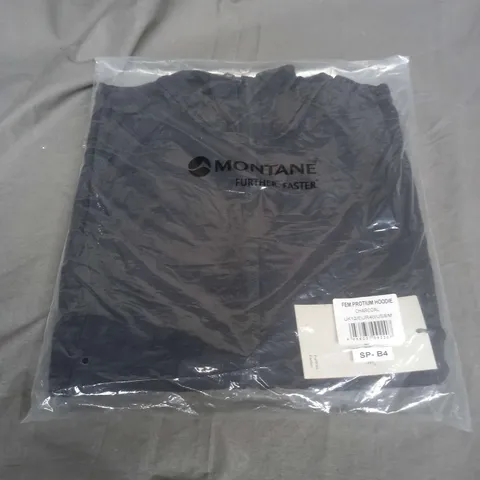 SEALED MONTANE FEMALE PROTIUM HOODIE IN CHARCOAL - UK 12 