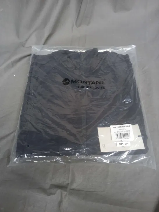 SEALED MONTANE FEMALE PROTIUM HOODIE IN CHARCOAL - UK 12 