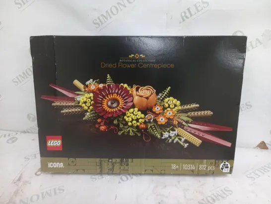 BOXED LEGO DRIED FLOWER CENTERPIECE (10314) RRP £44.99