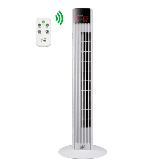 BOXED NEO 33" AROMA FREE STANDING 3 SPEED FAN - WHITE (1 BOX)