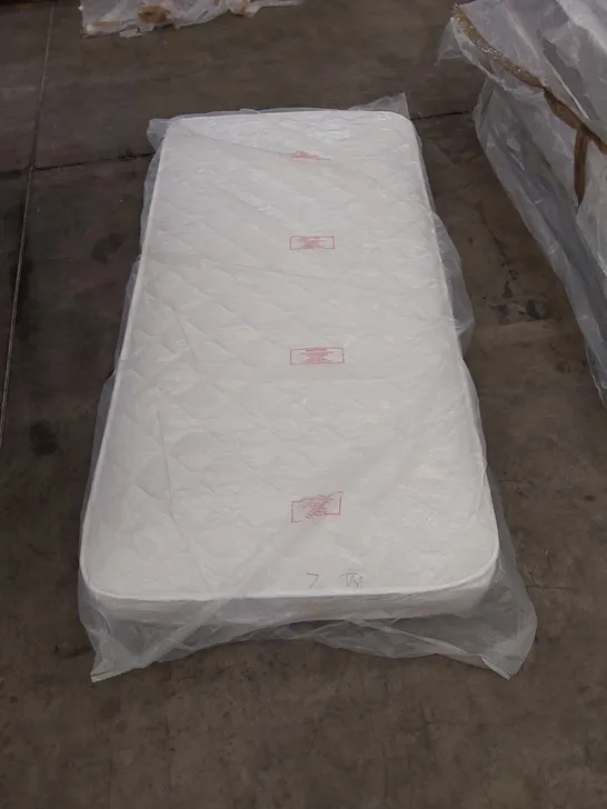 QUALITY BAGGED NAVE OPEN COIL SINGLE 3FT MATTRESS