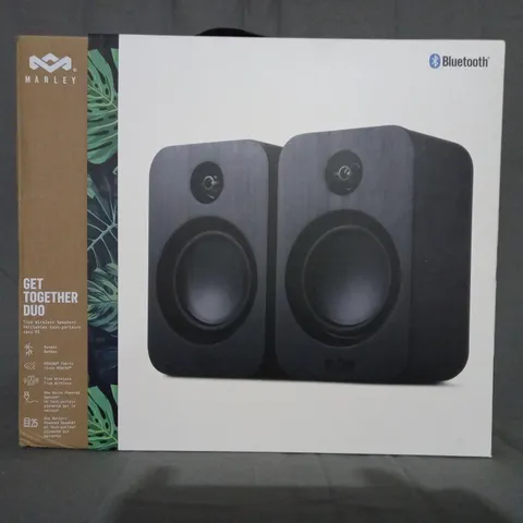 BOXED HOUSE OF MARLEY GET TOGETHER DUO TRUE WIRELESS SPEAKERS EM-JA019-BK