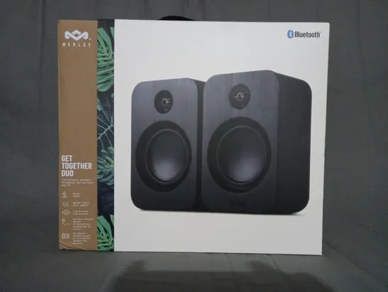 BOXED HOUSE OF MARLEY GET TOGETHER DUO TRUE WIRELESS SPEAKERS EM-JA019-BK