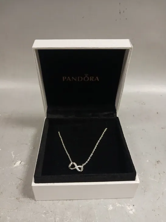 PANDORA INFINITY PENDANT NECKLACE 