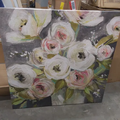 SUMMER RANUNCULUS BY CAROL ROBINSON - PAINTING ON CANVAS