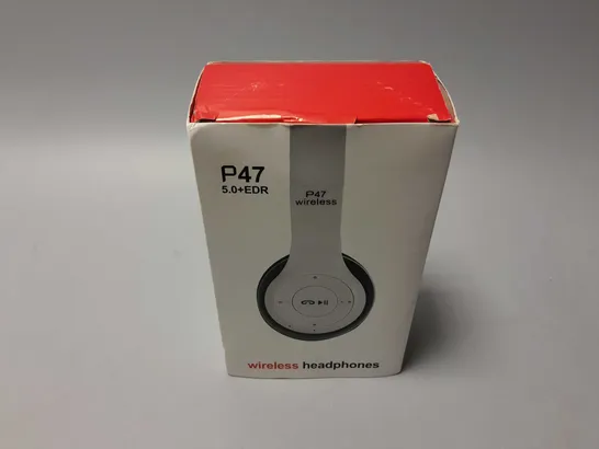 BOXED P47 WIRELESS HEADPHONES