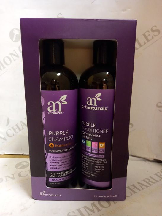 ART NATURALS - PURPLE SHAMPOO & CONDITIONER