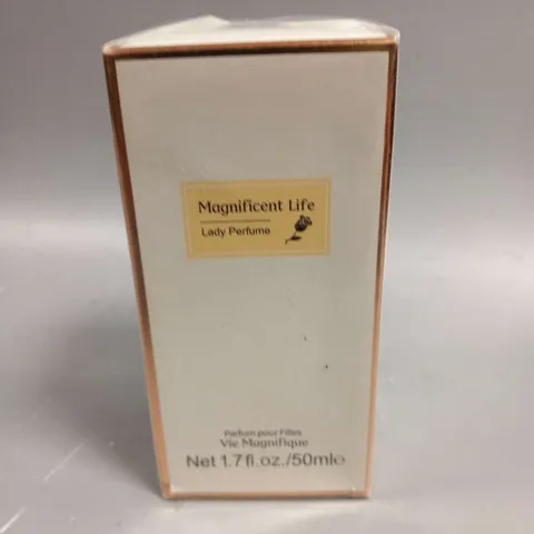 BOXED AND SEALED MAGNIFICENT LIFE LADY PERFUME VIE MAGNIFIQUE 50ML