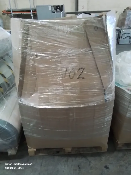 PALLET CONTAINING VARIOUS BOXED INK AND INK TONER CARTRIDGES FOR DIFFERENT MAKES AND MODELS OF PRINTERS