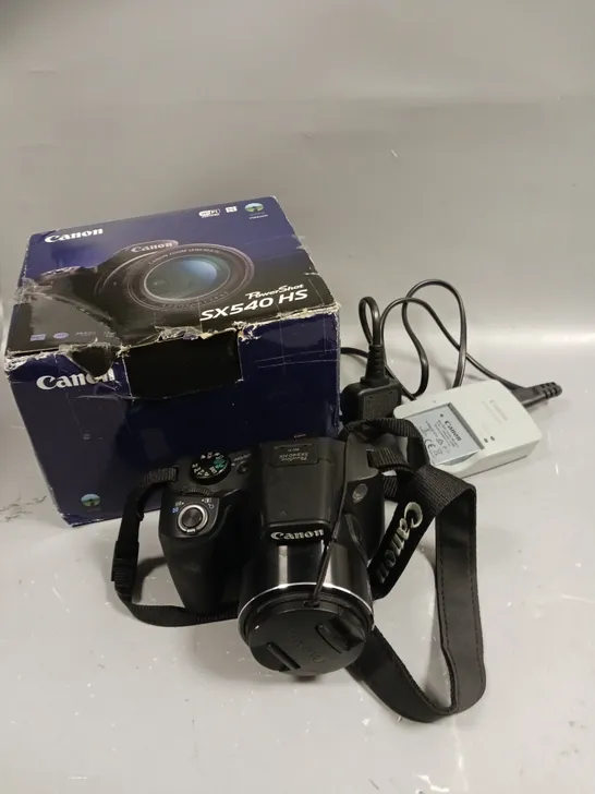 BOXED CANON POWERSHOT SX540 HS DIGITAL CAMERA 