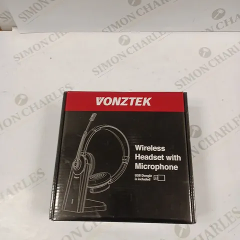 VONZTEK WIRELESS HEADSET WITH MICROPHONE 