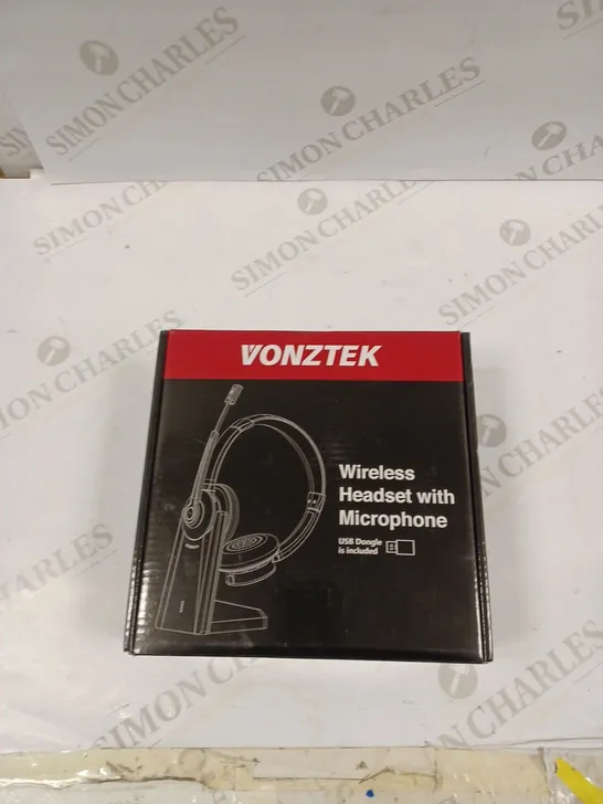 VONZTEK WIRELESS HEADSET WITH MICROPHONE 