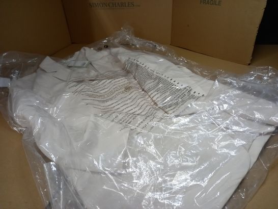 PACKAGED H&M CREAM OVERSIZED BLAZER - LARGE