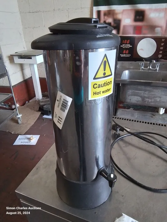 PORTABLE STAINLESS STEEL COMMERCIAL BURCO WATER HEATER/KETTLE